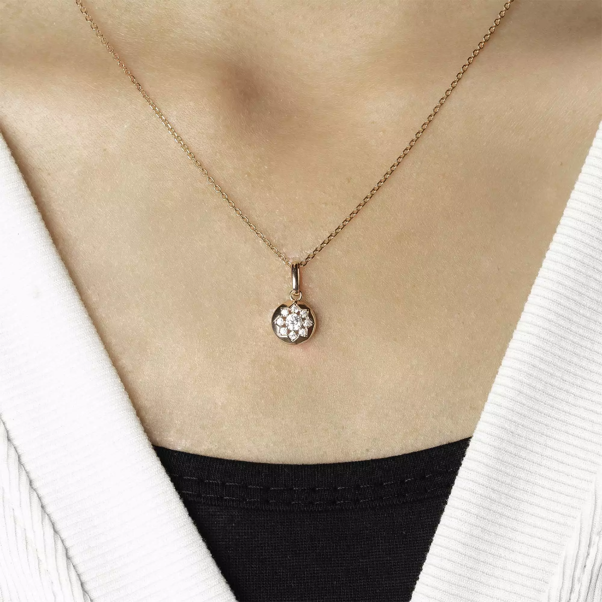 Liontin Emas 7k - Sunshine Gold Pendant - Juene x Cassandra Lee Enchanted Collection - Juene Jewelry