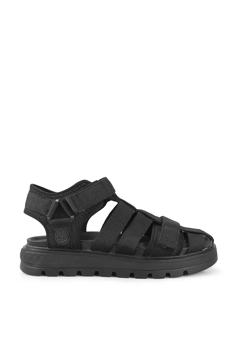 Black timberland sandals online