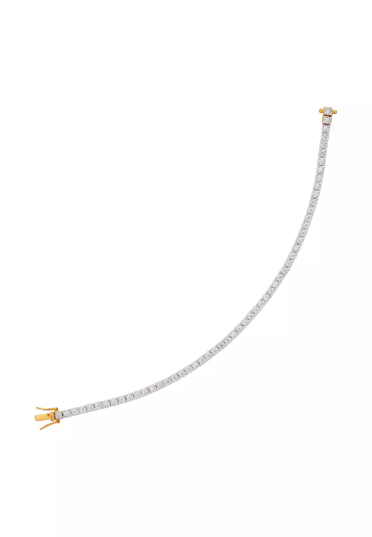HABIB Diamond Bracelet in 750/18K White Gold 67242