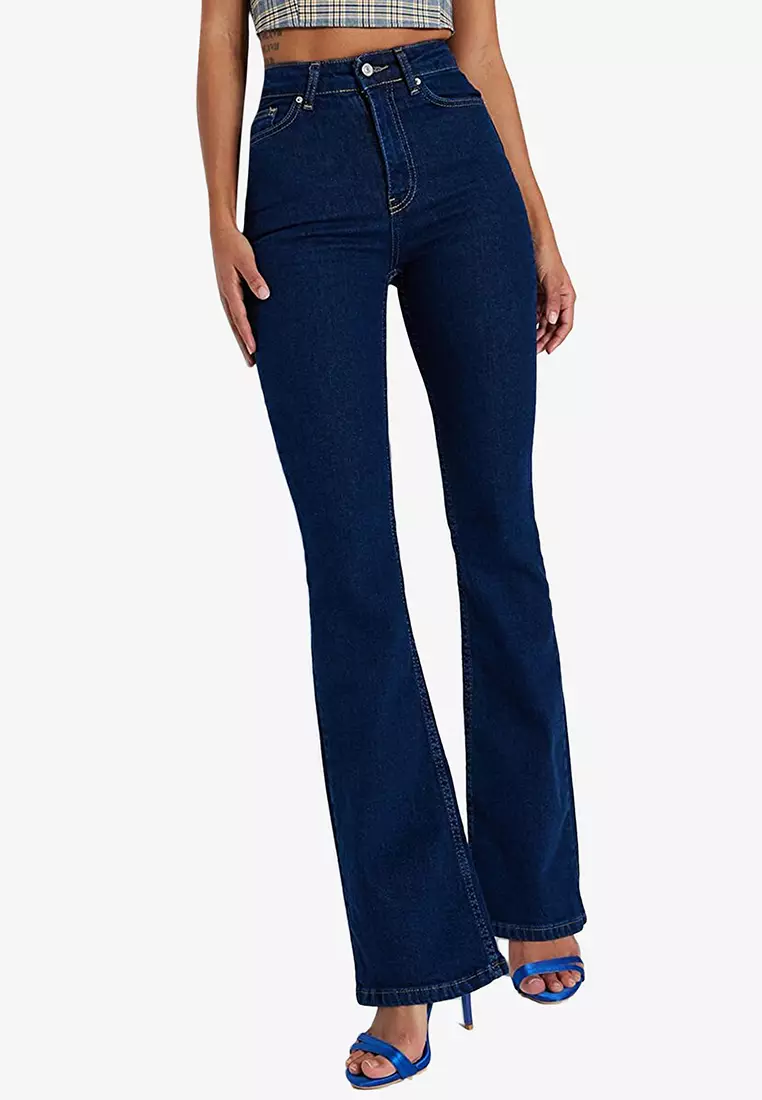 Trendyol High Waist Flare Jeans 2024, Buy Trendyol Online