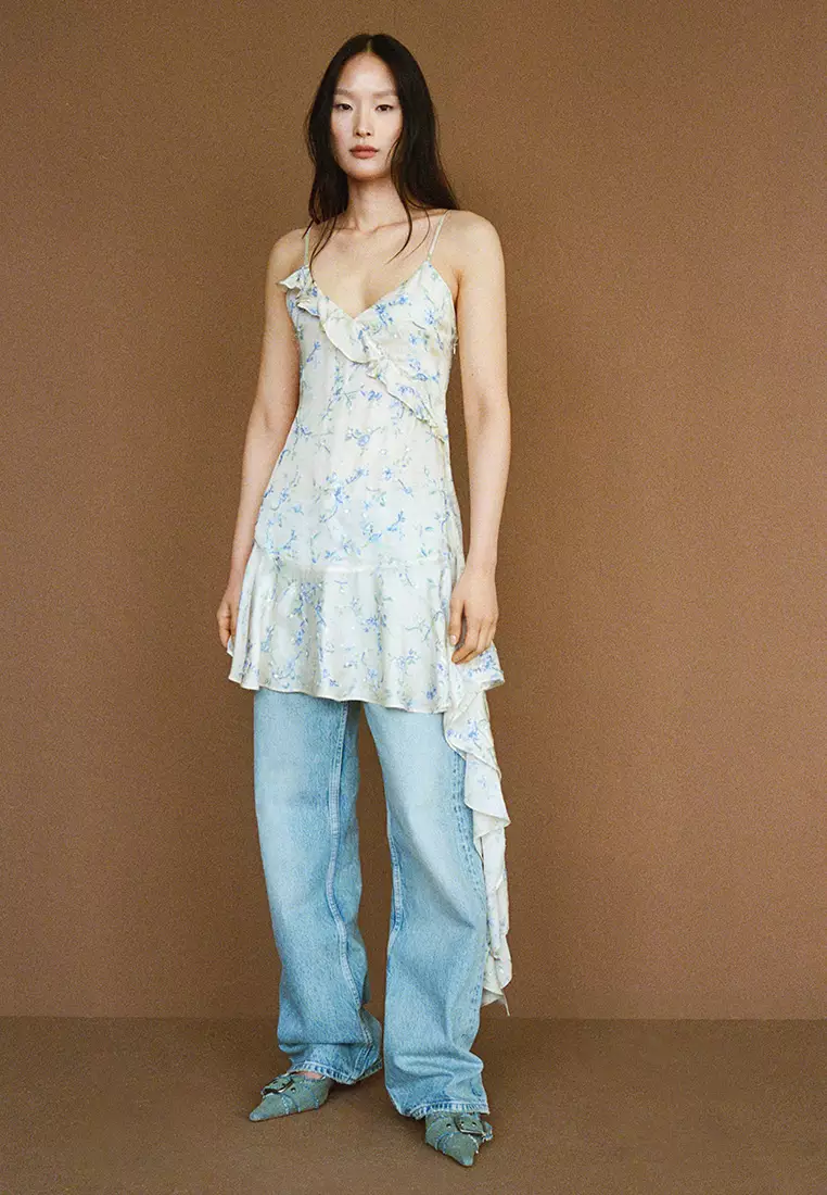 Floral Ruffled Dress