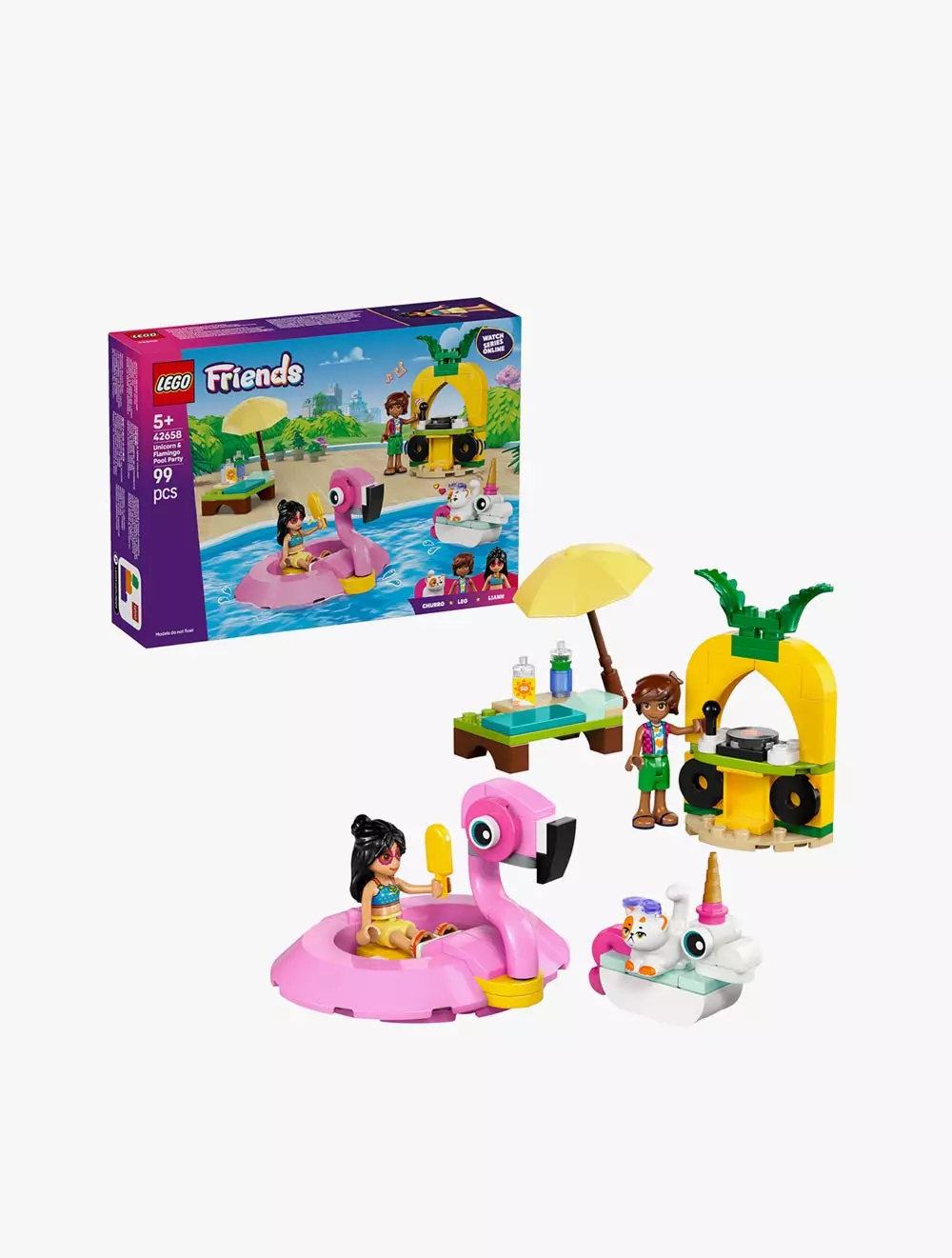 LEGO® FRIENDS Unicorn & Flamingo Pool Party - 42658