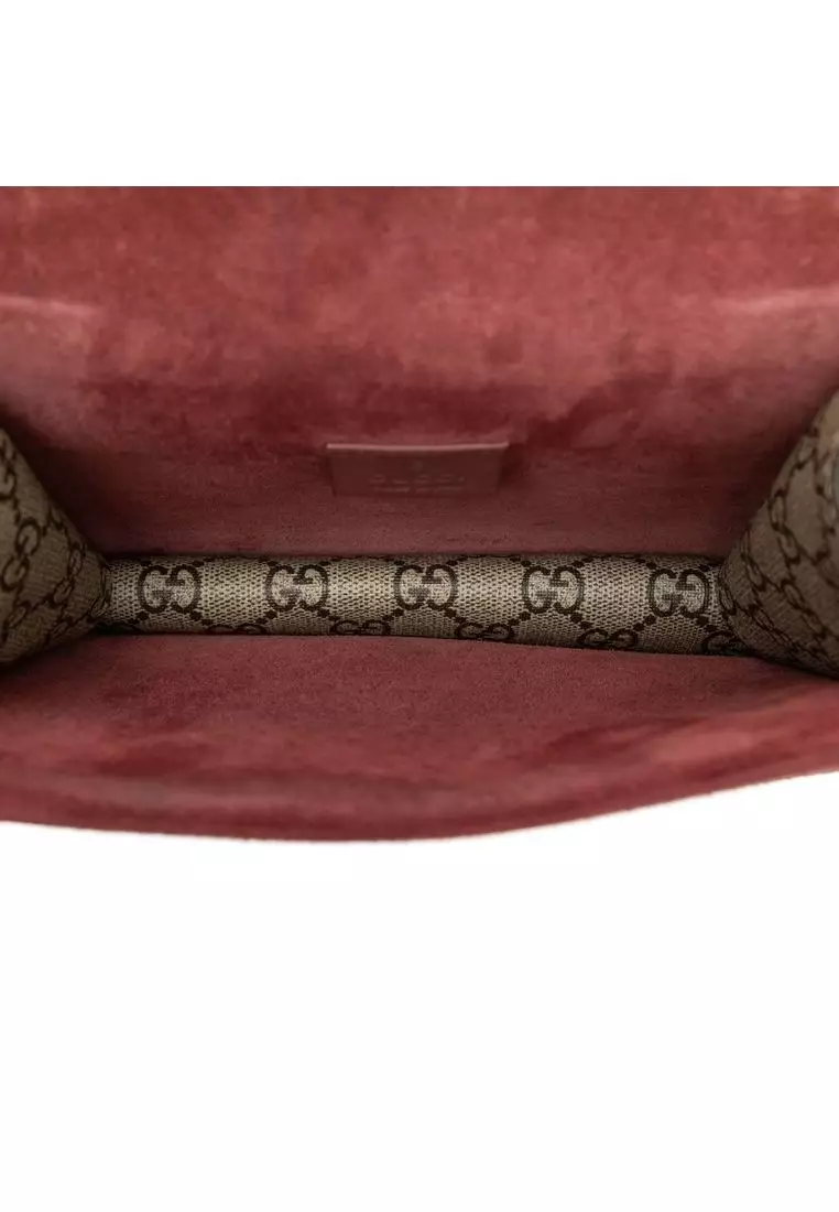 Pre-Loved Gucci Small Gg Supreme Blooms Dionysus Crossbody