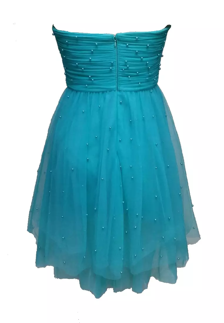 Elegant Style Polyester Evening Short Dress