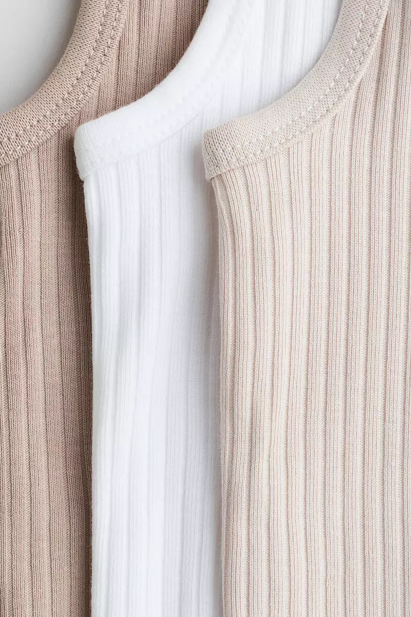 3-pack sleeveless bodysuits