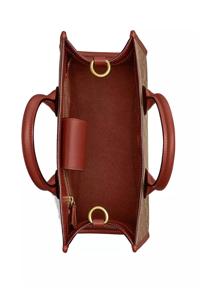 Coach Ace Tote Bag 26 In Signature Canvas - Brown