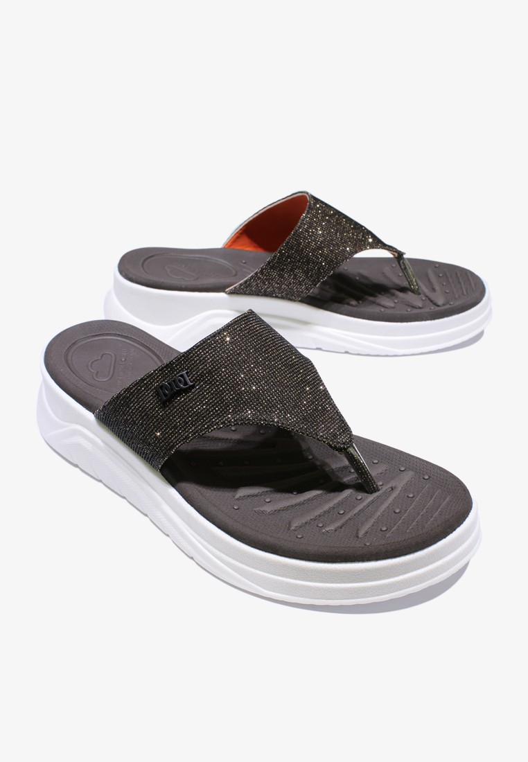 Dr Cardin Women Cushion Foam Bling Sandal Slip On L-BSX-1733