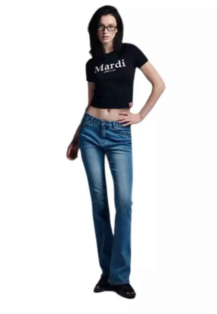 Jual MARDI MERCREDI Cropped Tshirt Mardi Classic - Black
