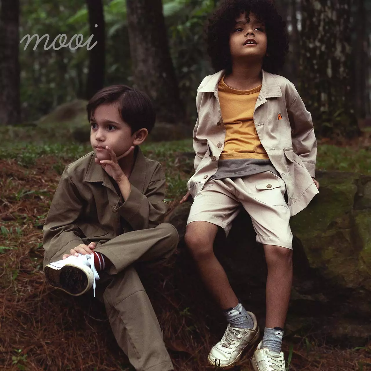 Mooi Celana Pendek Keno Short Chinos - Dark Green