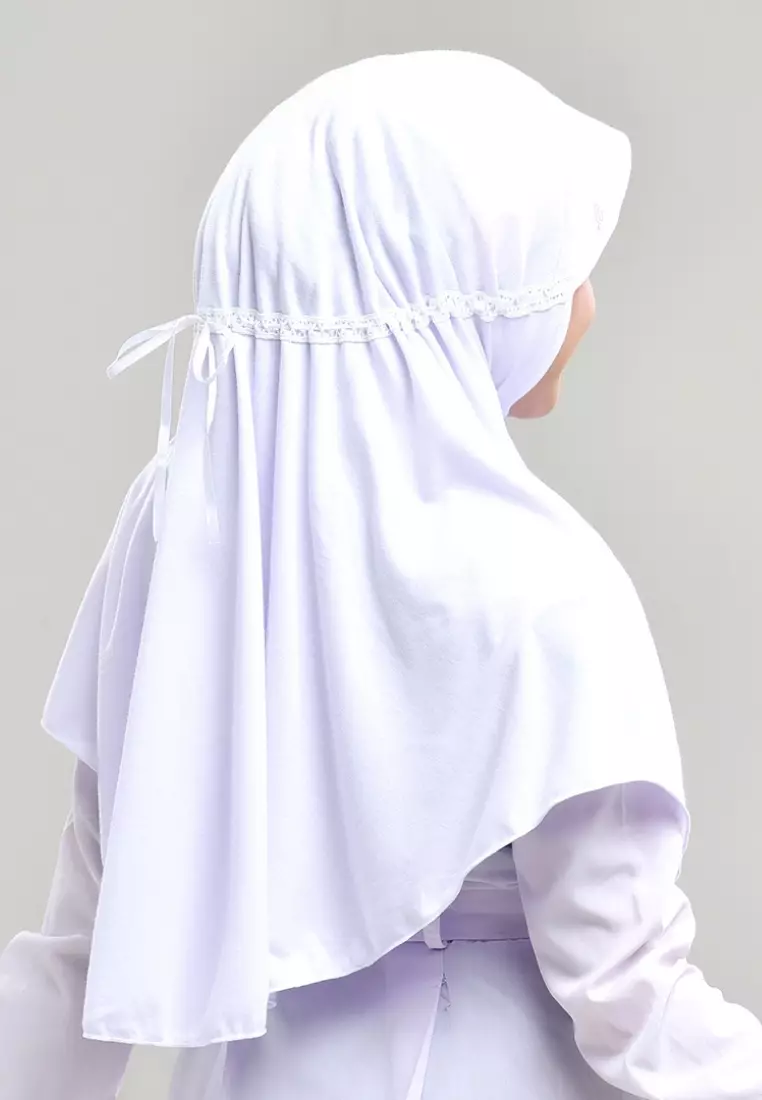 Rabbani - Kerudung Sekolah Instan Innova - White