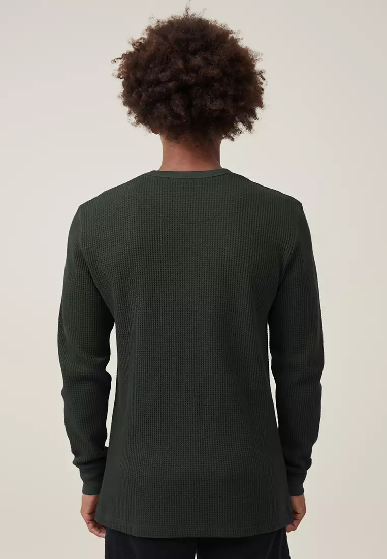 Chunky Waffle Long Sleeve T-Shirt