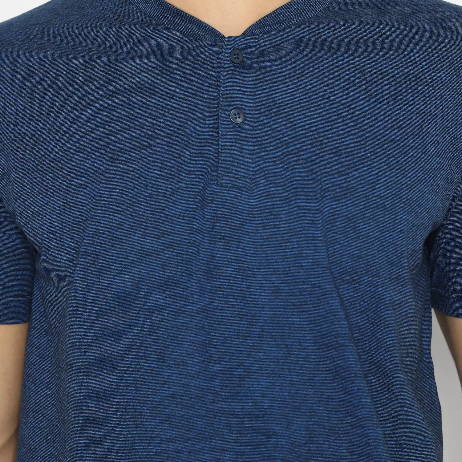 Kale Austin Navy / Kaos Kancing Pria Lengan Pendek