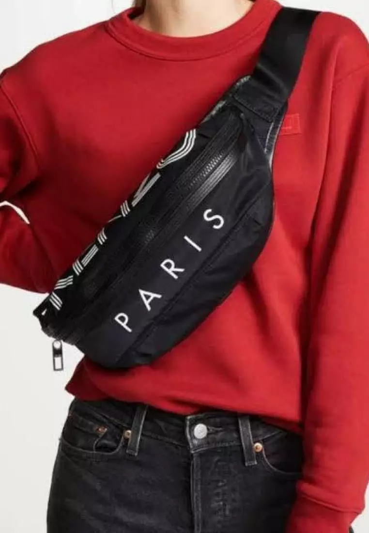 Kenzo Logo Bumbag Large Black