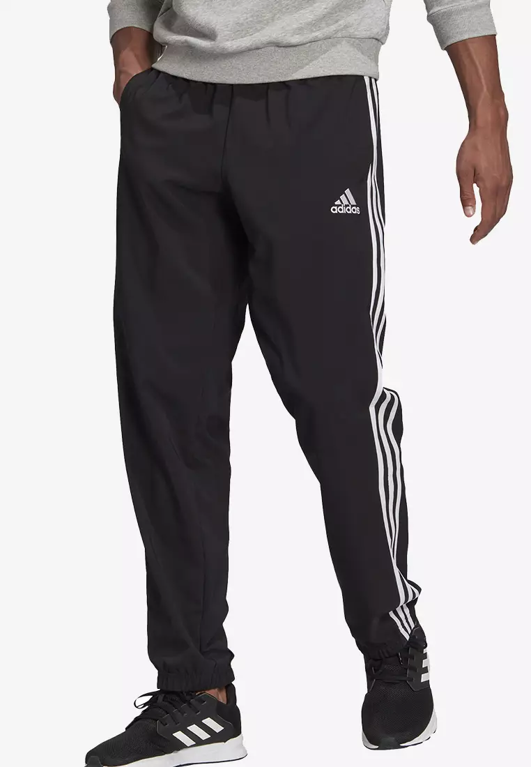 Adidas men's essentials 3-stripes jogger hot sale pants