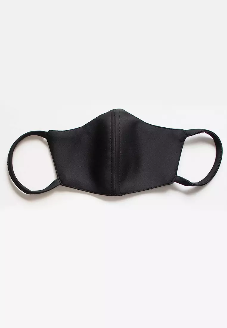 Black Face Masks Face Mask Washable Neoprene Reusable Covid