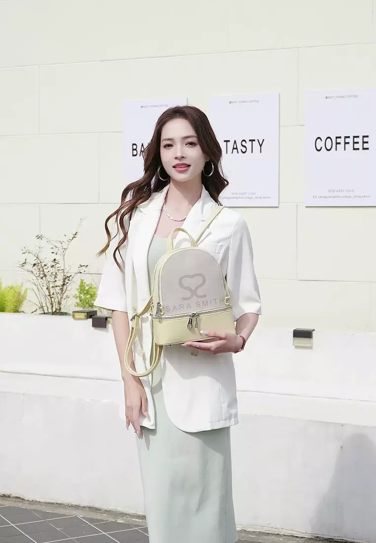 Women's Logo Backpack (Tas Ransel Wanita & Tas Punggung Wanita) - Kuning