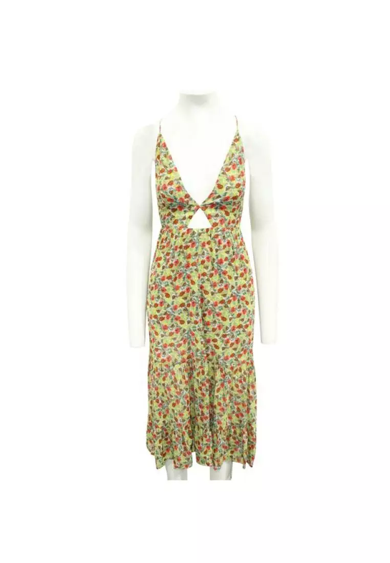 Buy Reformation Pre Loved REFORMATION Floral Print Beach Dress