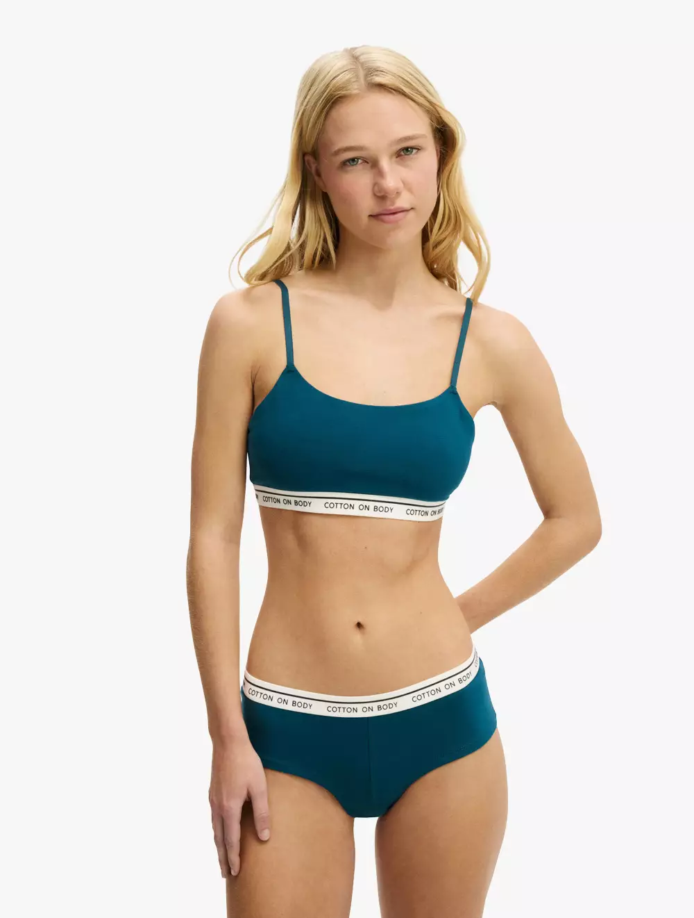 COTTON ON BODY - UNDERWEARS - BRANDED COTTON CHEEKY BOYSHORT