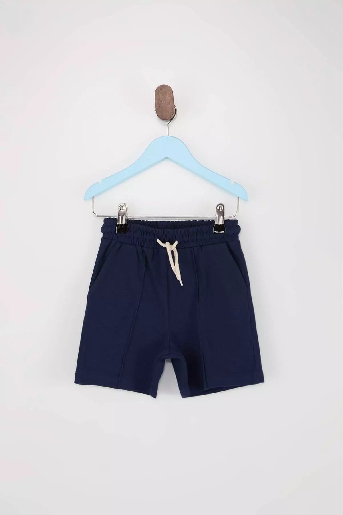 Red Boy'S Plain Knitted Eid Outfit 23 April Top And Bottom Set Tkdss26Au00034