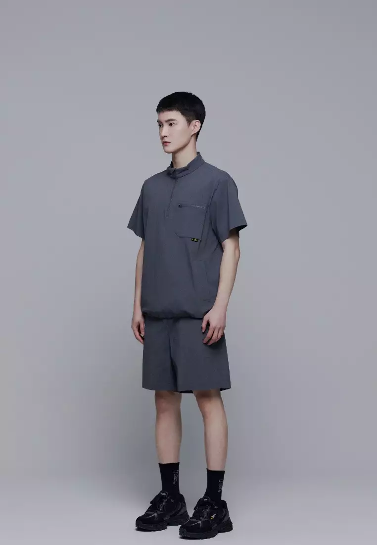 男女同款FIOTOS短袖Anorak輕便運動外套