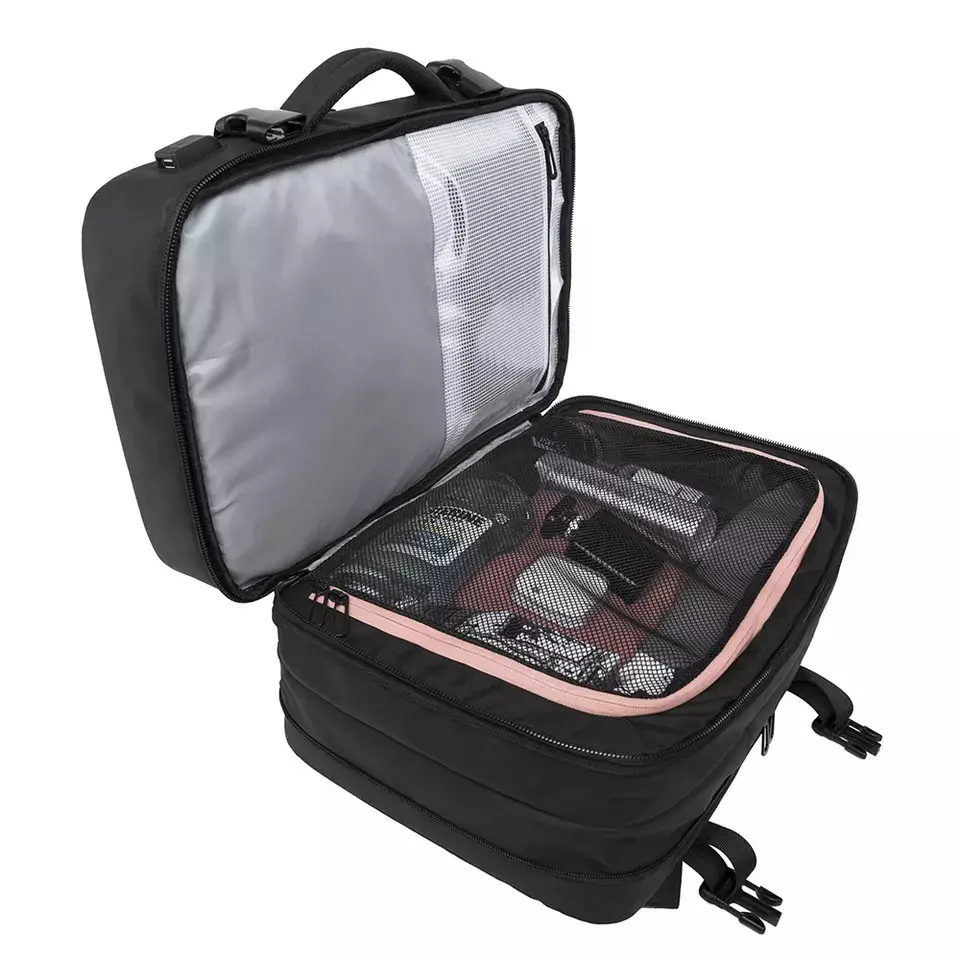 Bange BG1908 Tas Backpack Ransel Laptop Travel Pria 15.6" USB Expandable - BLACK