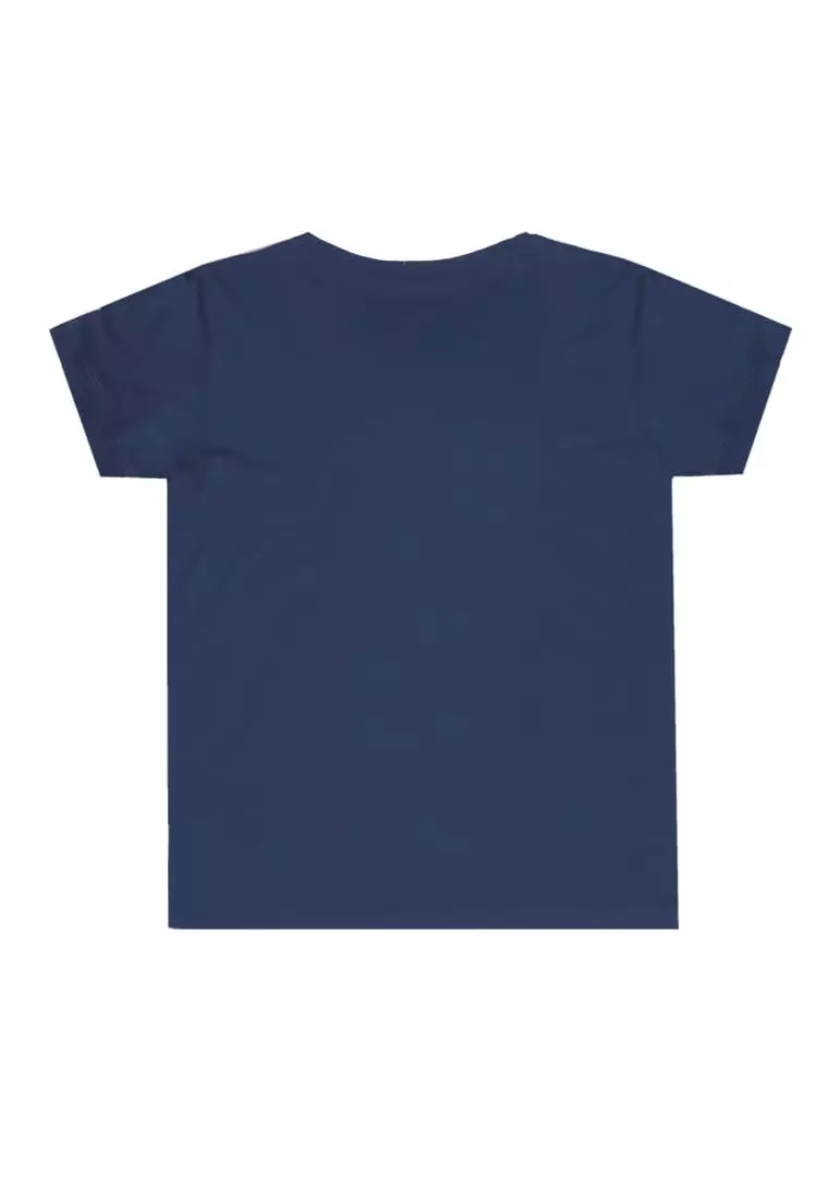 KU020 kaos anak harimau katakana macan navy