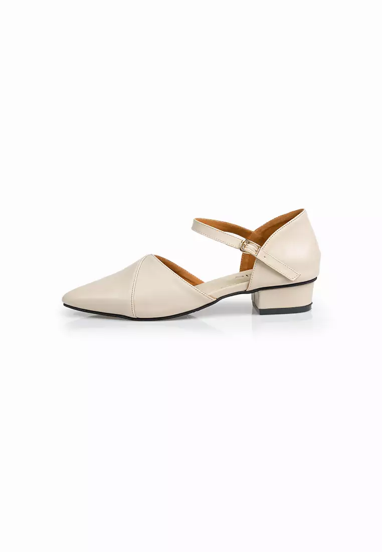 SEIS Salsa Sepatu Heels Wanita Hak 3 cm - CREAM