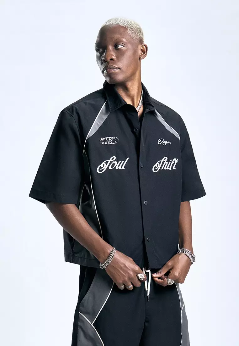 Ripstop Cropped Shirt
