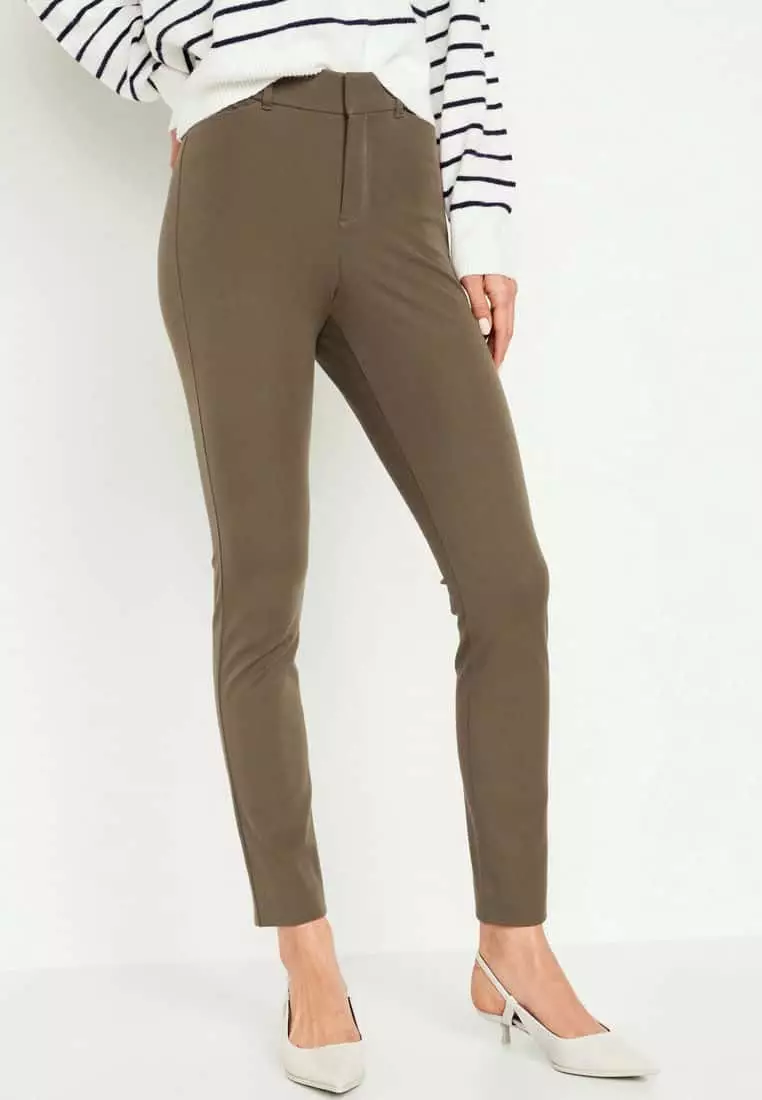 High-Waisted Pixie Skinny Ankle Pants For Women