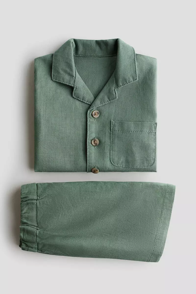 2-piece linen-blend set