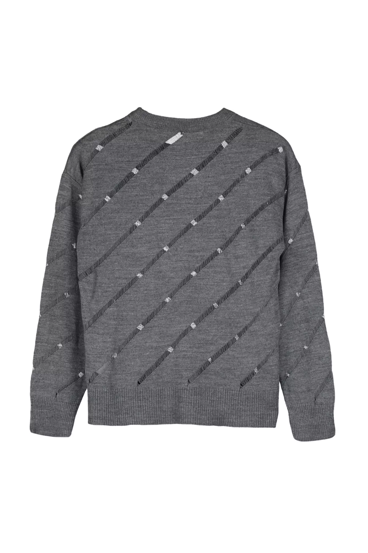 Openwork/Perforated Knitwear Sweater