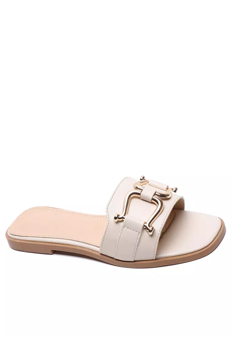 Synthetic leather slippers new arrivals
