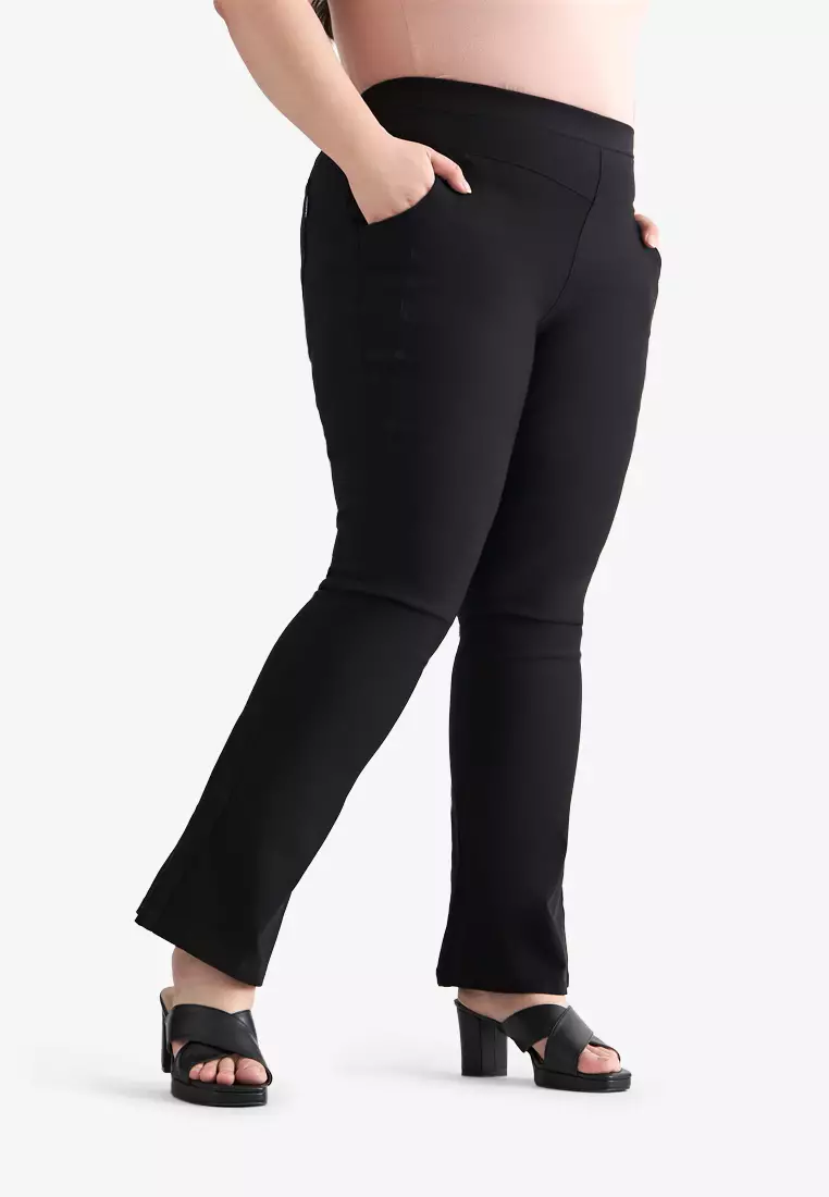 Buy Mis Claire Mis Claire Plus Size Peggy FLEXI Boot-Cut Pants - Black 2024  Online