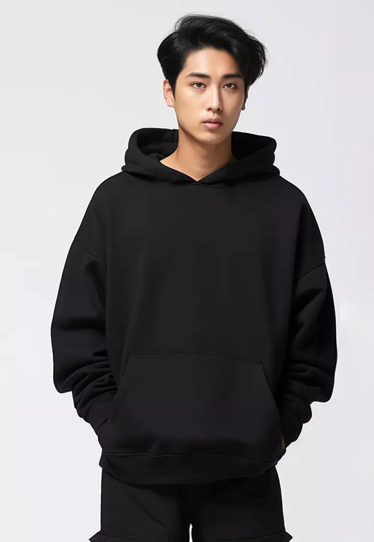 MOB15 Hoodie Oversize ScubaLux "your growth is limitless" hitam