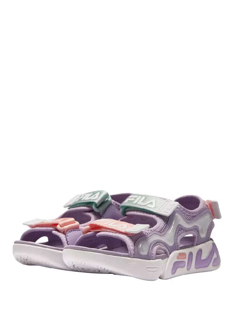 Fila hot sale sandals purple