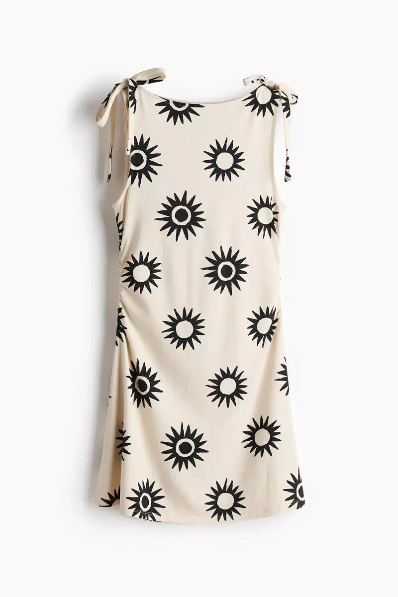 Tie-strap mini dress
