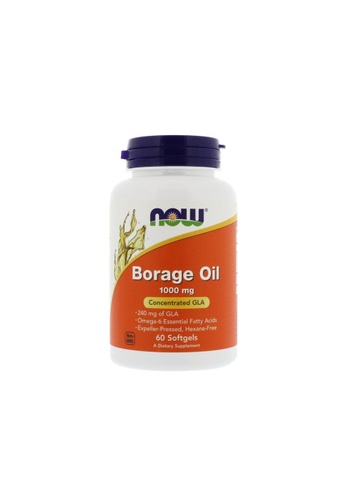 Now Foods Now Foods, Borage Oil, 1000 mg, 60 Softgels 44C6BES37A6FD0GS_1