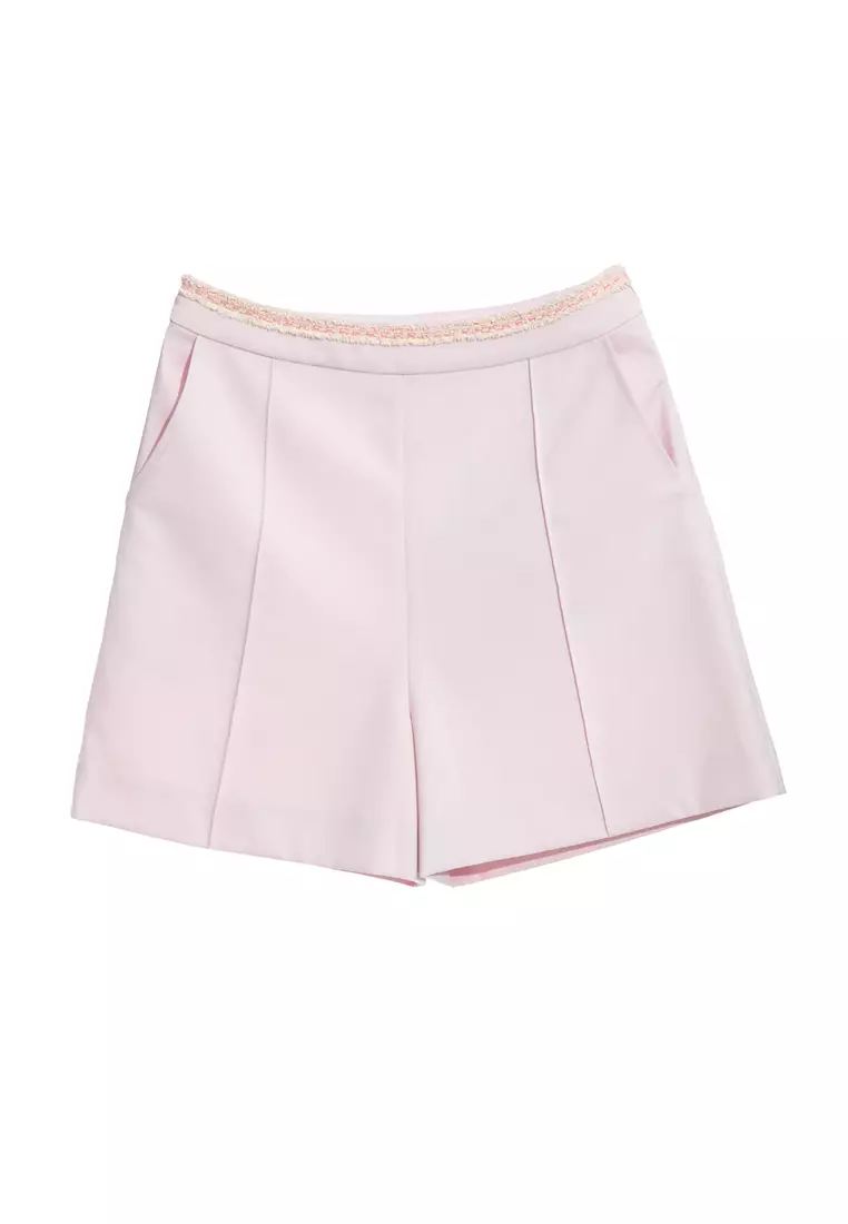 Basic High Waist Pink Shorts