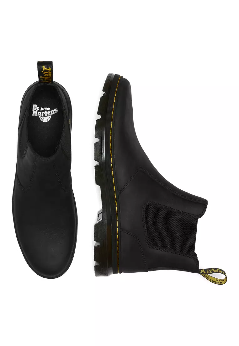 Buy Martens Embury Leather Casual Chelsea Black Boots Men 2025