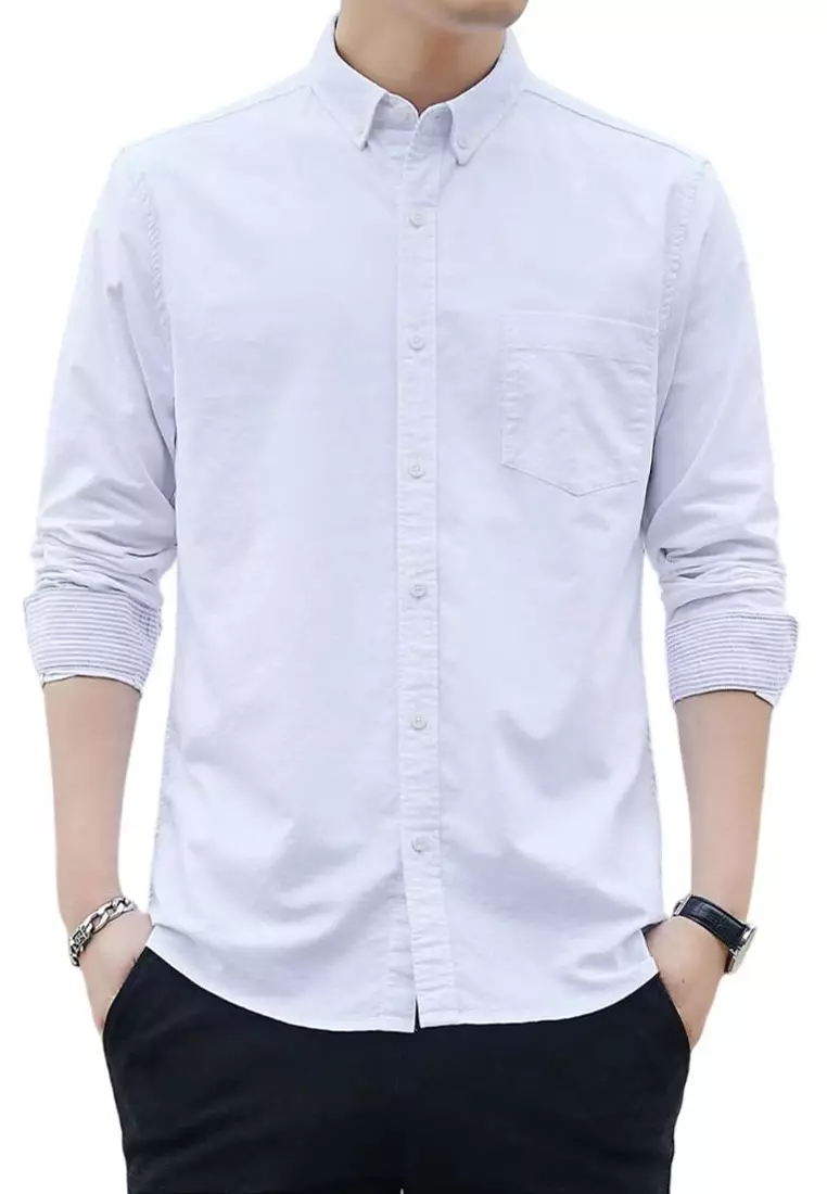 Slim Casual Long Sleeved Shirt C2001