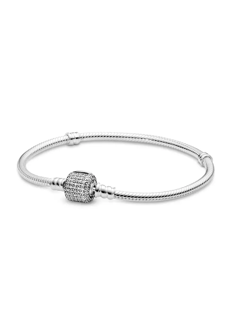 Moments Silver Bracelet With Clear Cubic Zirconia
