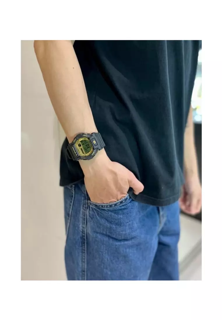 GD-350GB-1 Men's Black Resin Band Digital Sport Watch - GD-350 Series