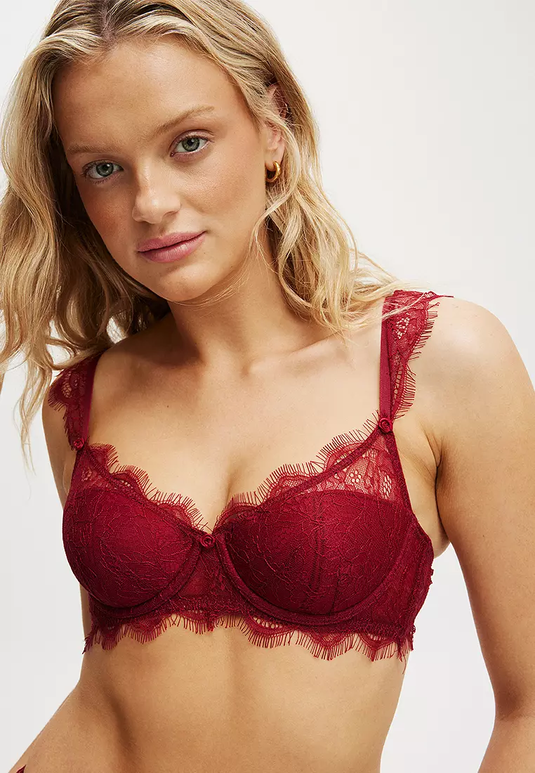 Eyelash Lace Lightly Lined Bra