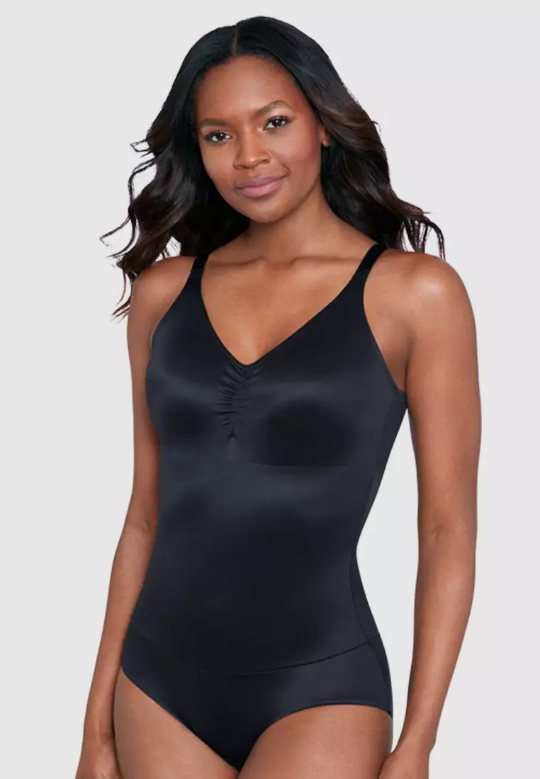 Buy Miraclesuit Comfy Curves Wireless Padded Cup Shaping Bodysuit 2024  Online