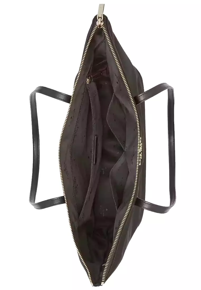 Kate Spade Kitt Nylon Large Tote Bag in Black kc455