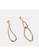 A-Excellence gold Asymmetry Earring 058FCAC57ED414GS_3