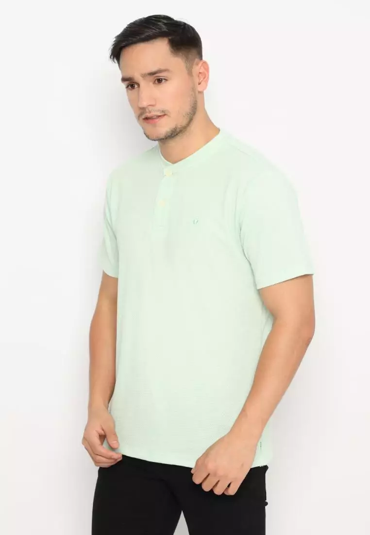 MATSUDA Henley T shirt Texture Popcorn Goto