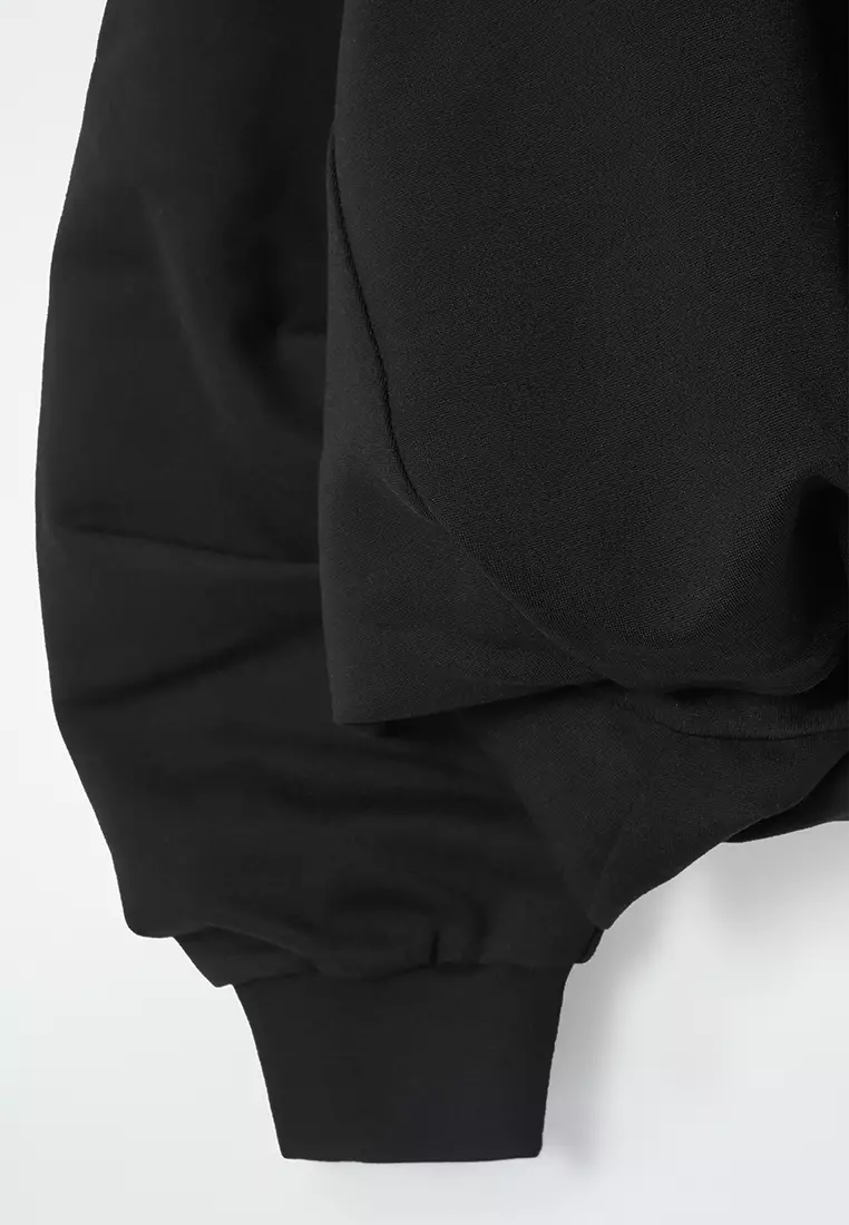 Bubble-Hem Sweatshirt