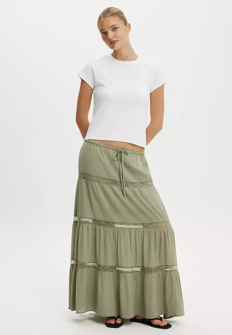 Haven Multi Tiered Maxi Skirt