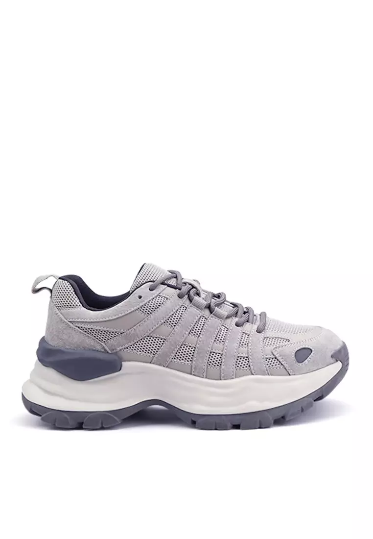Discount on Twenty Eight Shoes  shoes - SKU: VANSA Trendy Cow Leather Color Block Platform Sneakers VPW-T666666